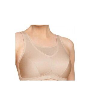 Glamorise No-Bounce Camisole Sports Bra-1066, Beige, Size 40C LN/WOT